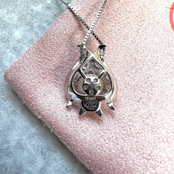 New ORSI Silver Bat necklace - Picture 6 of 8